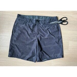 Patagonia Hydro Series Boardshorts Mens 36 Dark Grey Dot Pattern Hybrid Shorts